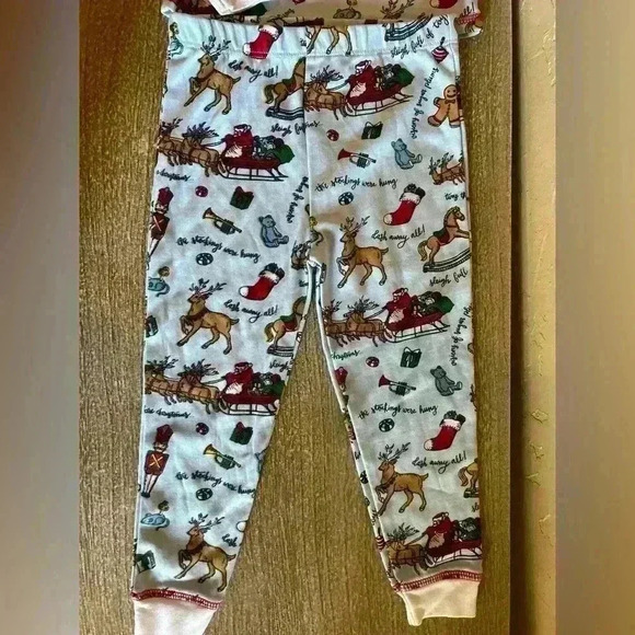 Mud pie retro Christmas 2 piece pajamas sz. 2t NWOT CLASSIC RETO HOLIDAY - Picture 5 of 5